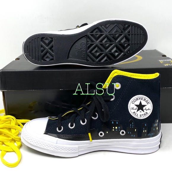 Converse x BATMAN Chuck 70 High Black Men Sneakers - Picture 7 of 8